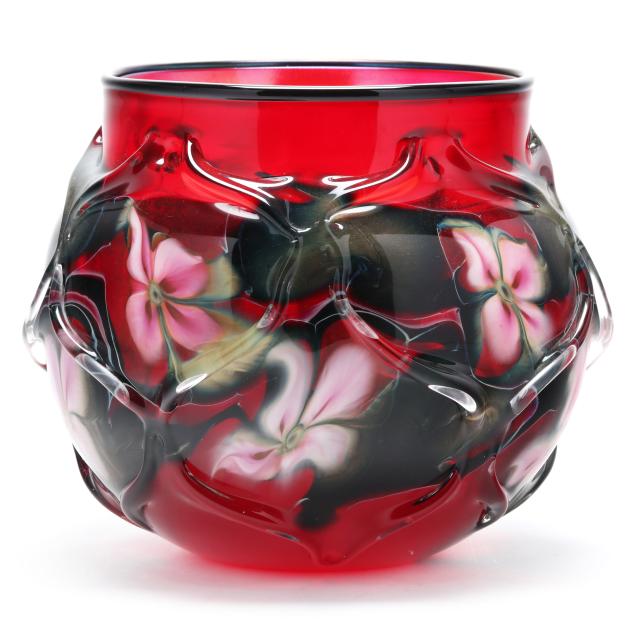 charles-lotton-large-i-multi-flora-i-glass-vase