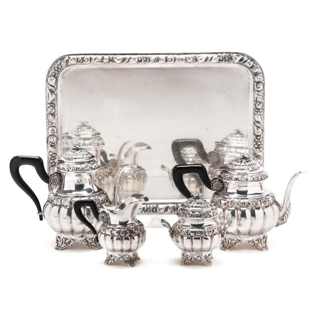 italian-silver-repousse-tea-service