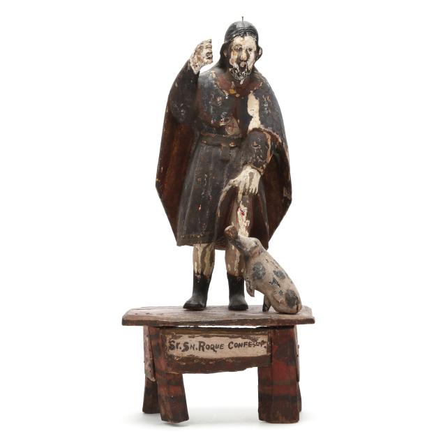 a-carved-santos-figure-of-saint-roch