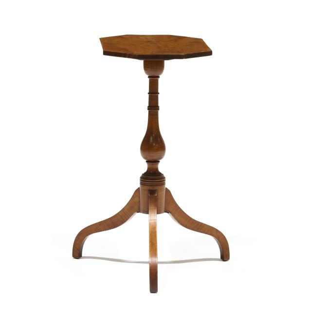federal-tiger-maple-candlestand