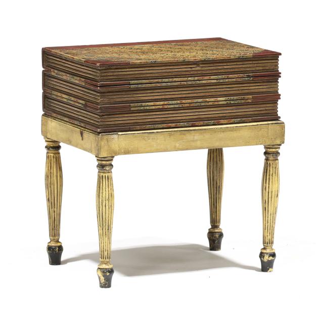 faux-book-side-table