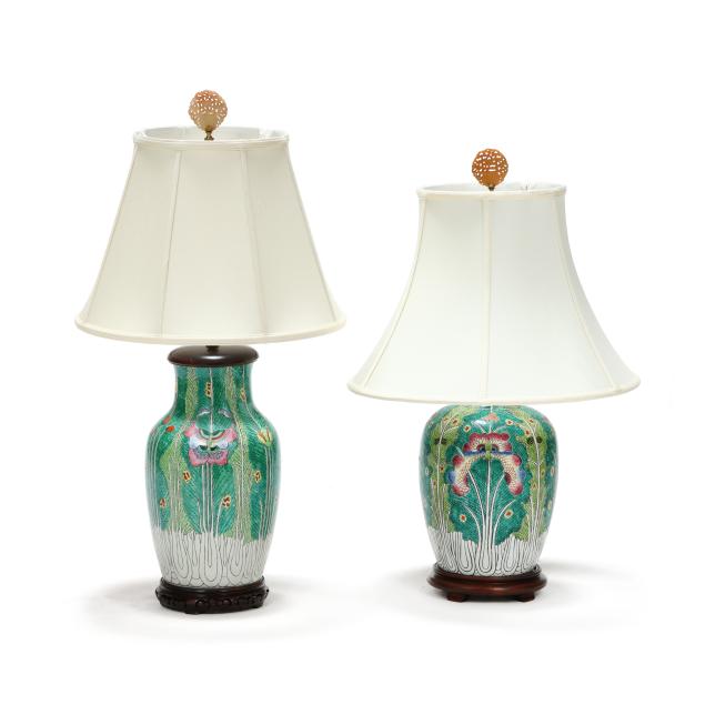 a-matched-pair-of-chinese-porcelain-cabbage-leaf-lamps