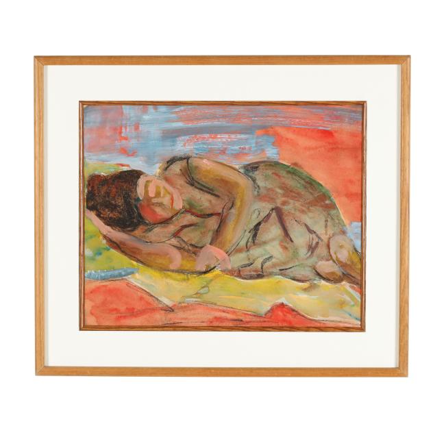 american-school-20th-century-study-of-a-female-nude-reclining