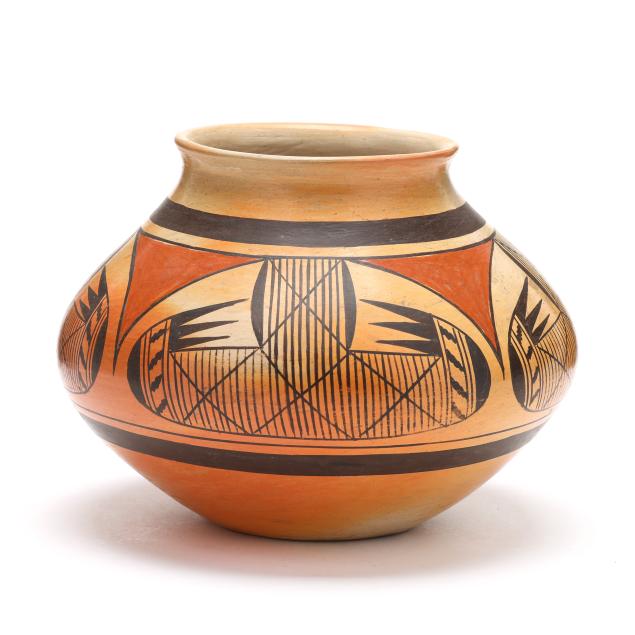 fannie-nampeyo-hopi-1900-1987-polychrome-pottery-jar