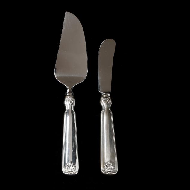 tiffany-co-i-shell-thread-i-cased-sterling-silver-cheese-set