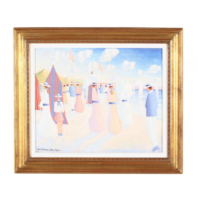 paul-frans-belgian-b-1958-i-la-plage-i