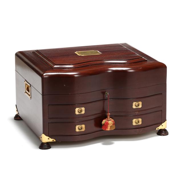 english-mahogany-and-brass-flatware-chest