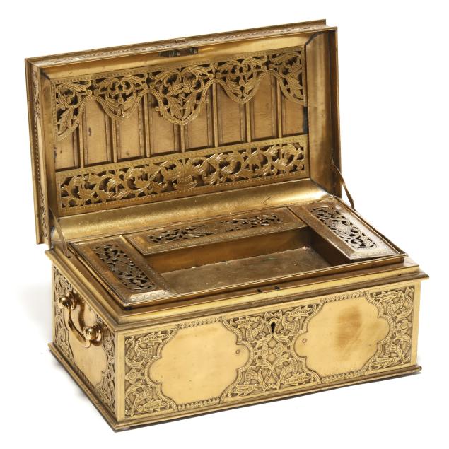 an-asian-brass-money-box