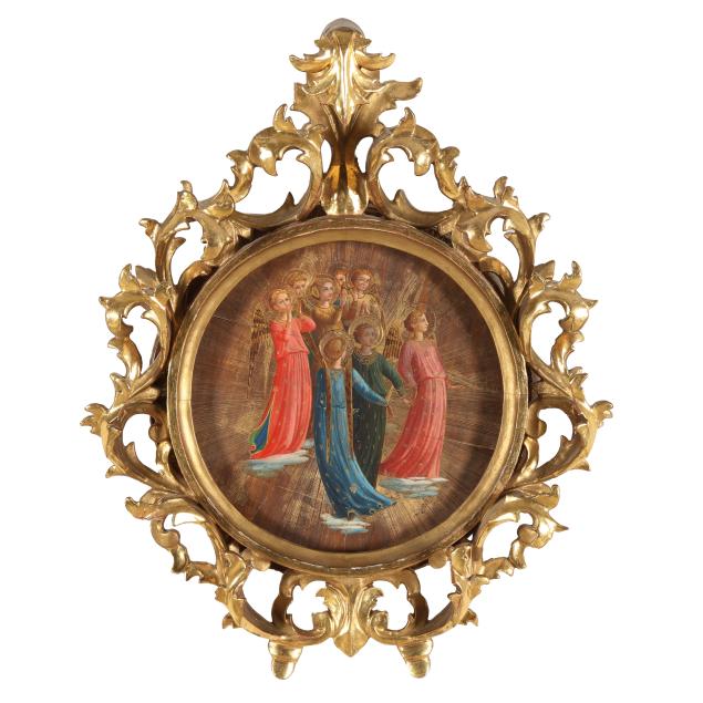 after-fra-angelico-italian-1395-1455-i-trumpeting-angels-i-framed-roundel