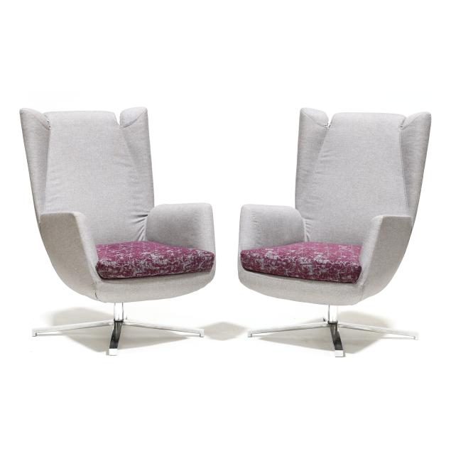 pair-of-contemporary-swivel-lounge-chairs