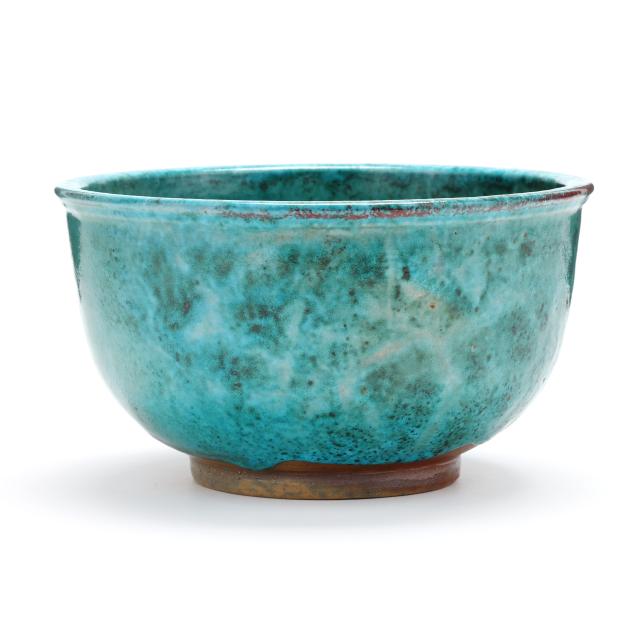 ben-owen-master-potter-seagrove-nc-1904-1983-chinese-blue-pottery-bowl