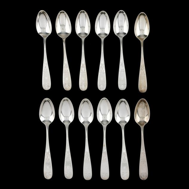 set-of-twelve-engraved-coin-silver-teaspoons