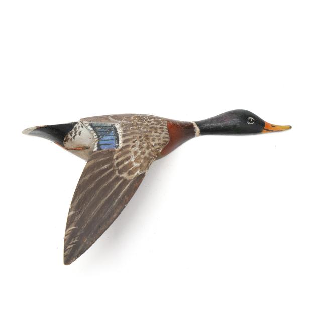 elmer-crowell-ma-1862-1952-miniature-flying-mallard