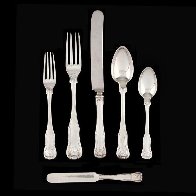 early-samuel-kirk-i-king-i-coin-silver-flatware-service