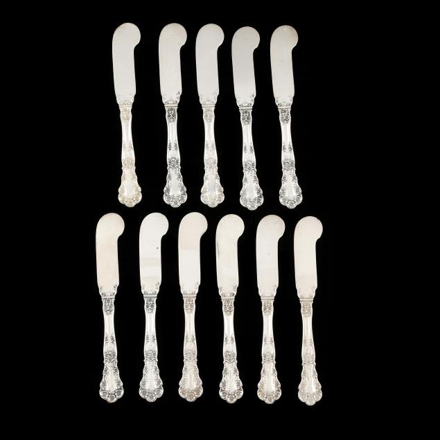 set-of-eleven-gorham-i-buttercup-i-sterling-silver-butter-spreaders