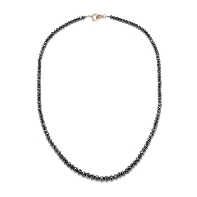 white-gold-and-black-diamond-beaded-necklace