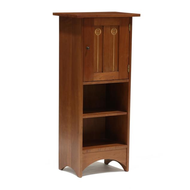 stickley-mission-style-inlaid-cherry-harvey-ellis-cabinet