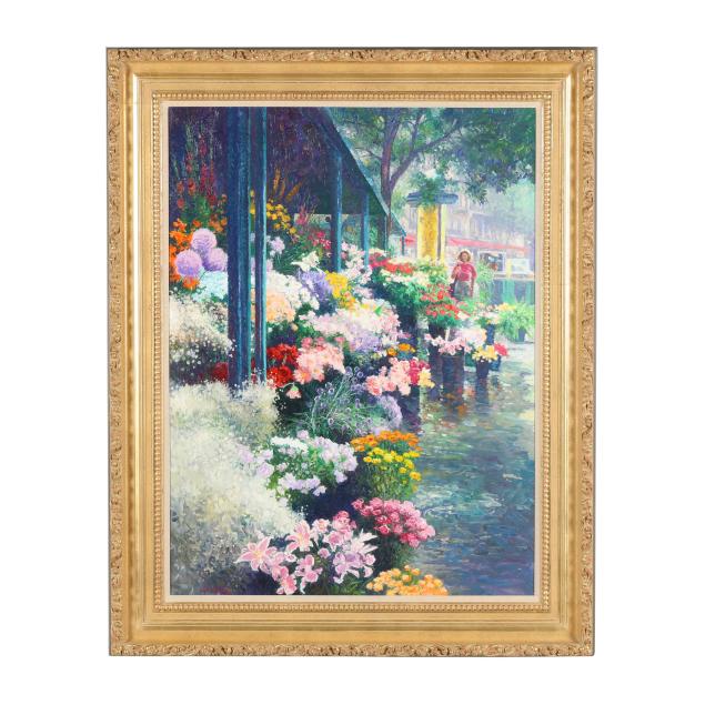 curt-walters-american-b-1950-i-marche-de-fleurs-paris-i