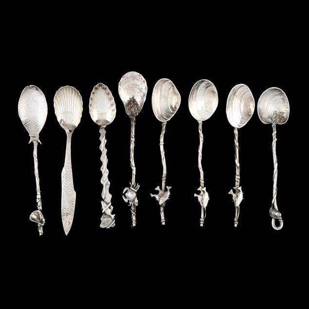 set-of-eight-antique-gorham-sterling-silver-five-o-clock-tea-spoons