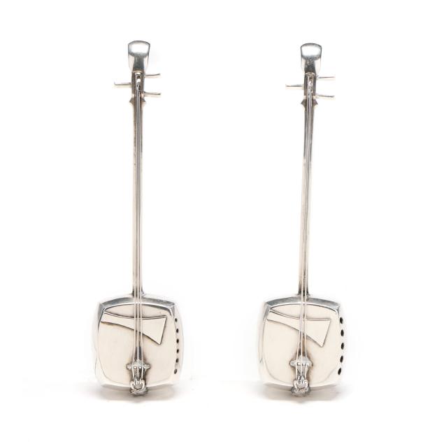 pair-of-japanese-sterling-silver-shamisen-salt-and-pepper-shakers