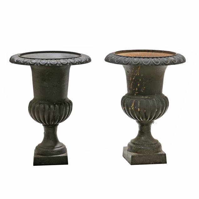 near-pair-of-large-classical-style-cast-iron-garden-urns