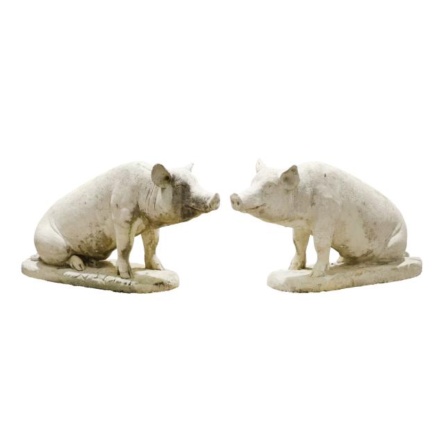 life-size-pair-of-cast-stone-hogs