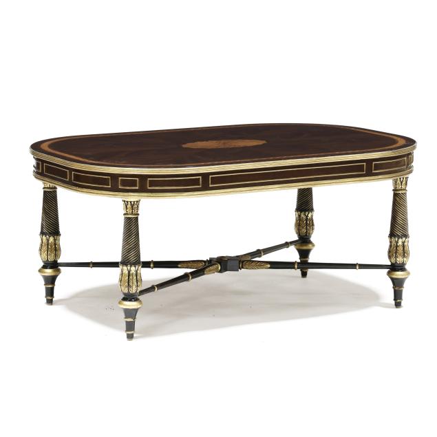 ej-victor-neoclassical-style-inlaid-and-parcel-gilt-cocktail-table