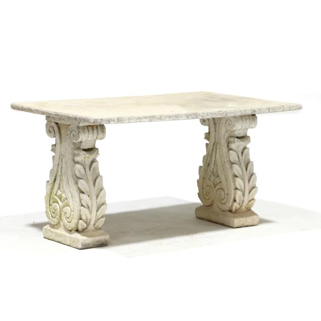 classical-style-cast-stone-garden-table