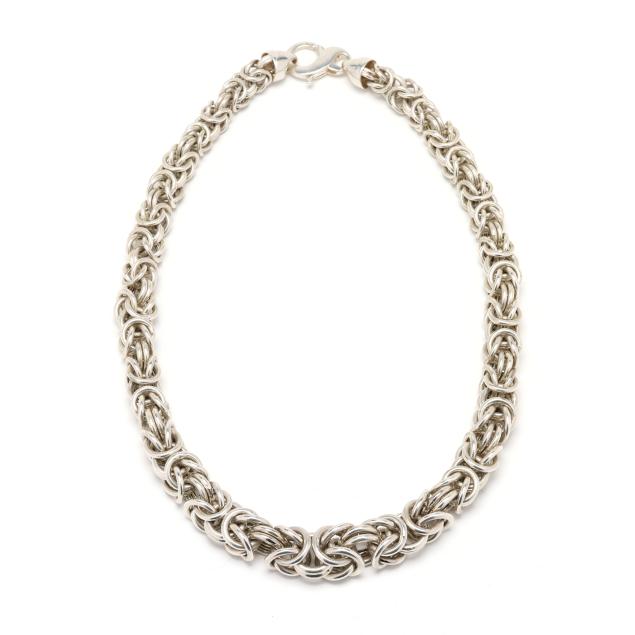 silver-byzantine-necklace-italy