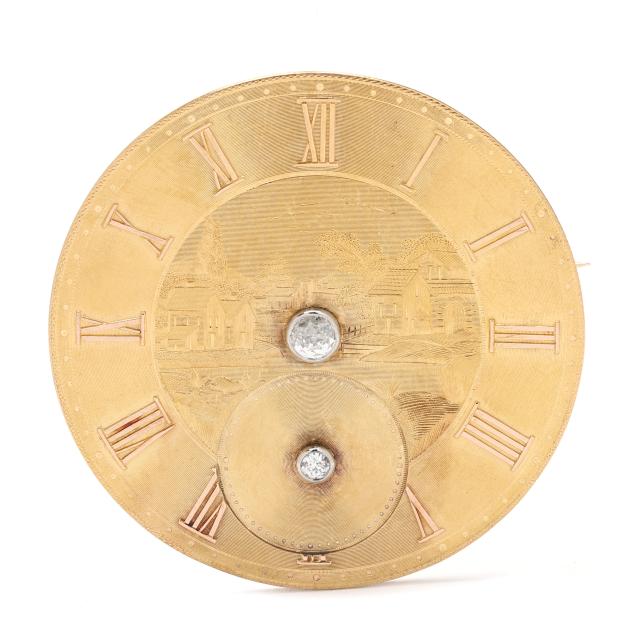 gold-and-diamond-watch-dial-pendant-brooch