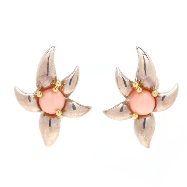 silver-and-coral-earrings-tiffany-co