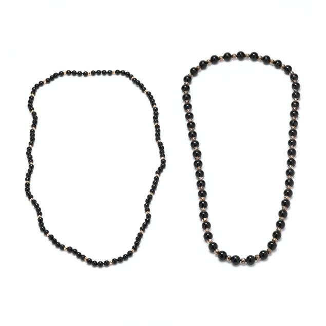 two-black-onyx-bead-necklaces-one-by-tiffany-co