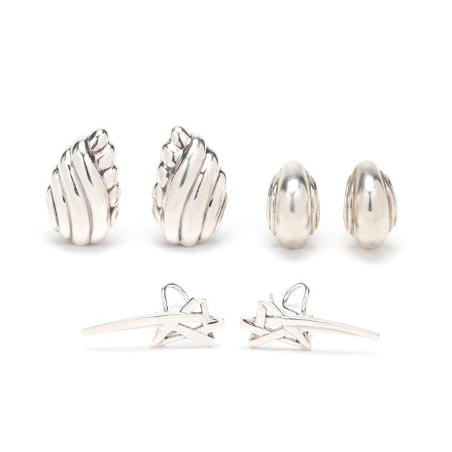 three-pairs-silver-earrings-tiffany-co