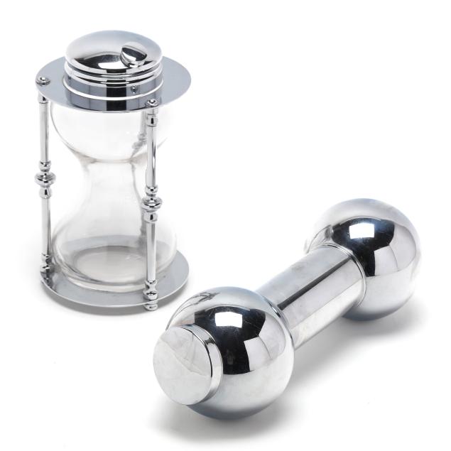 two-art-deco-chrome-plated-novelty-cocktail-shakers