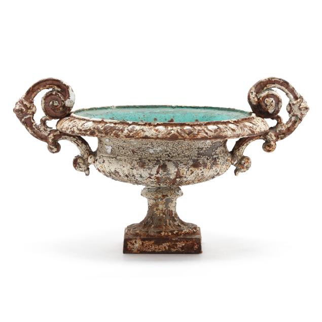 small-dual-handled-iron-garden-urn