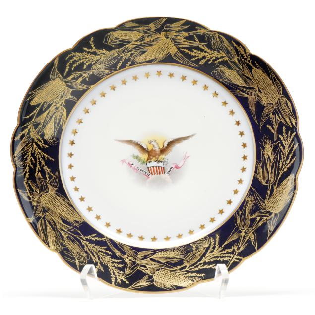 benjamin-harrison-white-house-china-9-1-2-plate