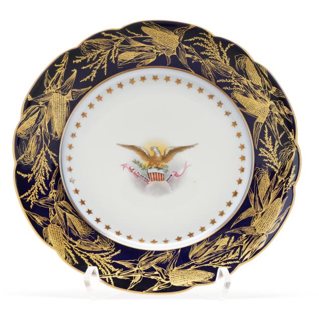 benjamin-harrison-white-house-china-9-1-2-plate