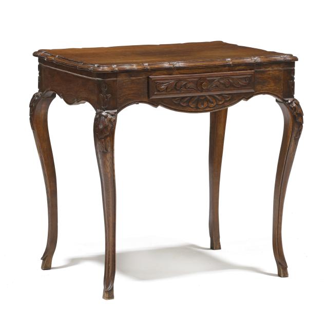 french-provincial-style-carved-oak-writing-table
