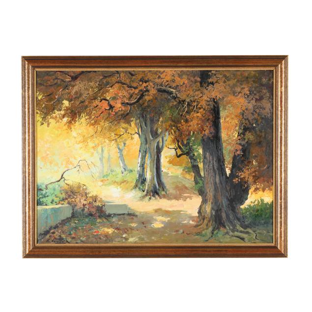 gustavo-ferreira-portuguese-20th-century-autumn-landscape