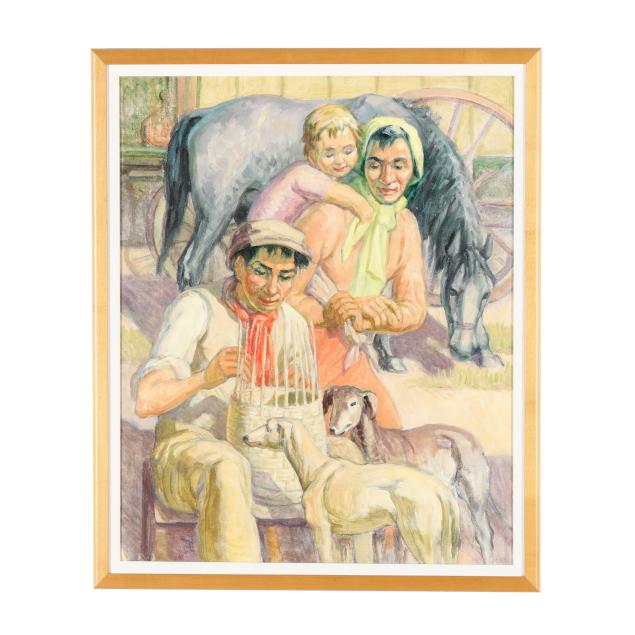 harold-dearden-british-1888-1969-i-the-basket-maker-family-i