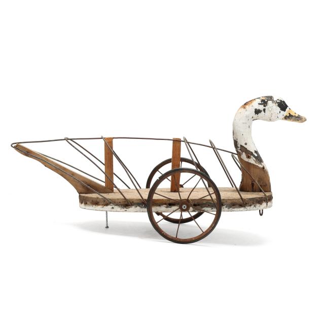 manie-haywood-nc-1898-1969-goose-converted-to-a-pull-toy