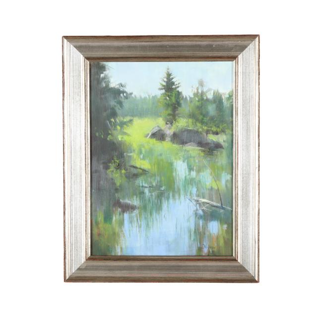 curtis-w-hanson-american-b-1949-pond-landscape