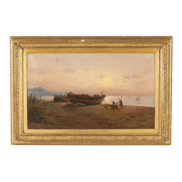 j-esteve-continental-late-19th-century-fishing-boats-ashore