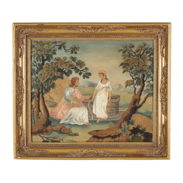 needlework-picture-of-jesus-and-the-woman-at-the-well