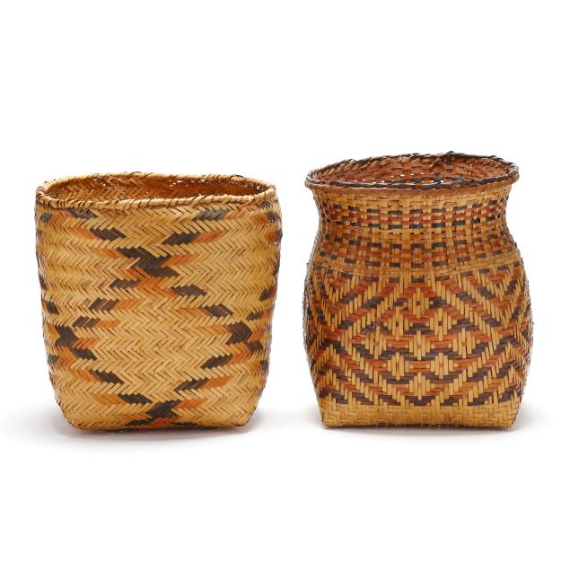 two-vintage-cherokee-nation-storage-baskets