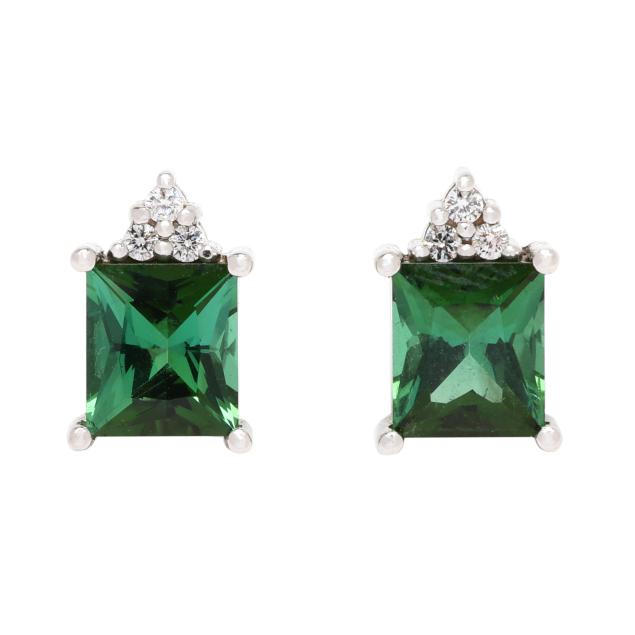 white-gold-tourmaline-and-diamond-earrings