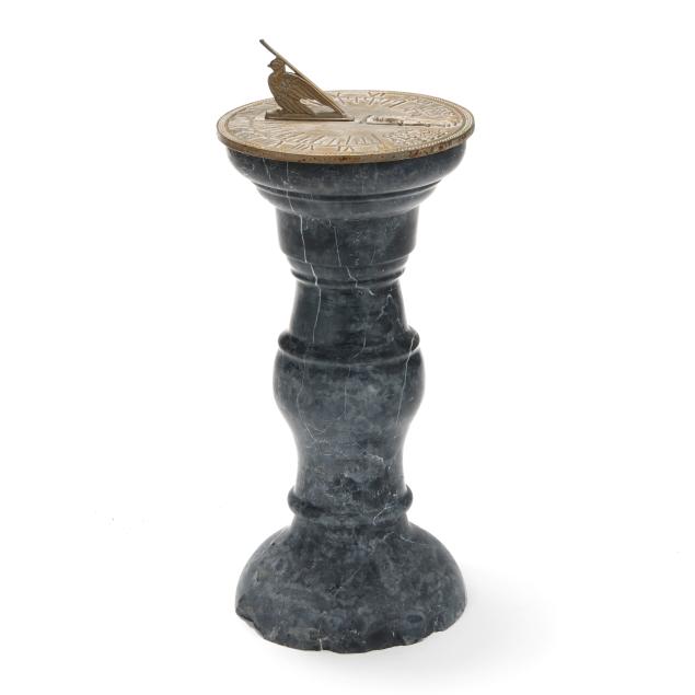 brass-mounted-marble-pedestal-garden-sundial
