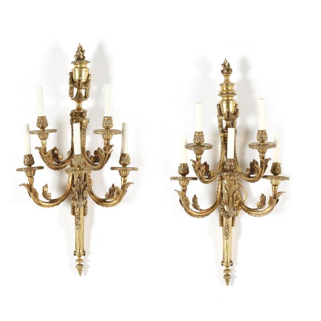 pair-of-louis-xvi-style-gilt-brass-sconces