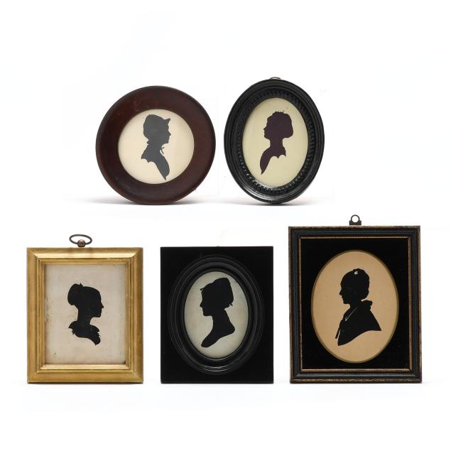five-antique-hollow-cut-portrait-silhouettes-of-women