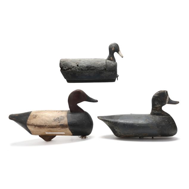 three-early-currituck-decoys